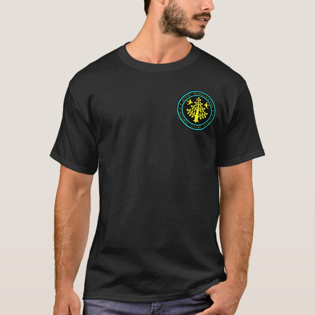 JBNHS Pocket Logo-T-Shirt mit Warbler Tree T-Shirt (Vorderseite)