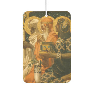 JC Leyendecker Drei Weise Männer Vintage-Weihnacht Autolufterfrischer