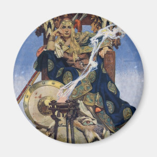 JC Leyendecker Königin Maeve keltische Kriegerin Magnet
