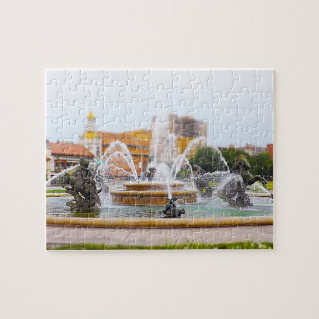 JC Nichols Brunnen-Countryklub-Piazza kc Puzzle (Horizontal)