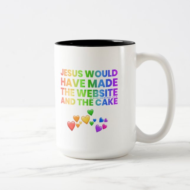 JC würde Zweifarbige Tasse (Rechts)