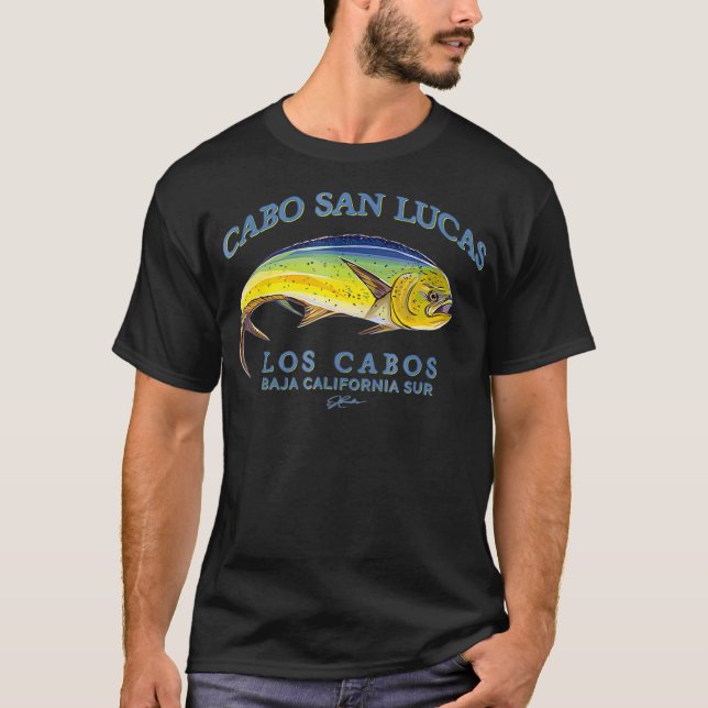 JCombs Cabo San Lucas Los Cabos MahiMahi T-Shirt (Vorderseite)