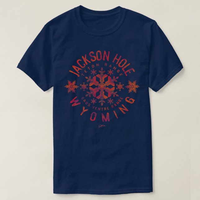 JCombs Jackson Hole, Wyoming, Snow Premium348 T-Shirt (Design vorne)