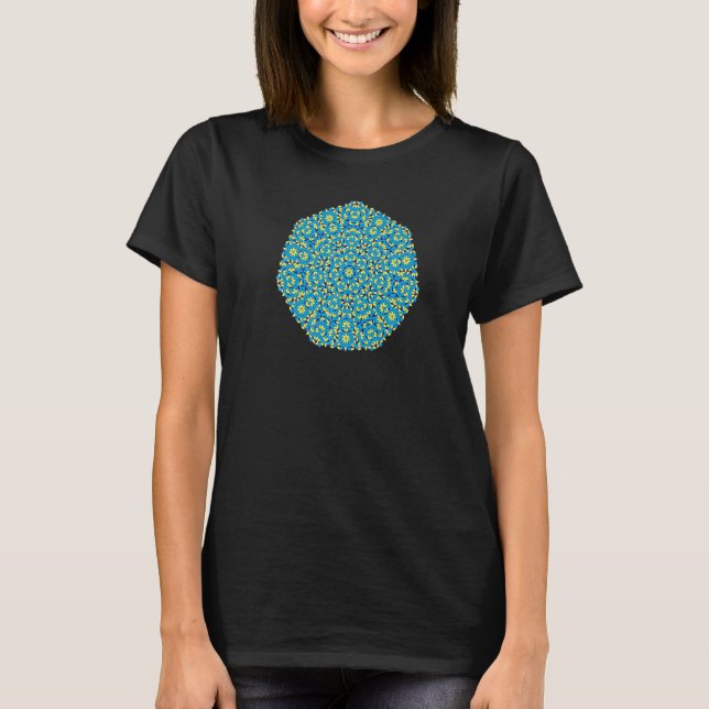 JCombs Ornamental Tiling Pattern Mandala Premium_2 T-Shirt (Vorderseite)
