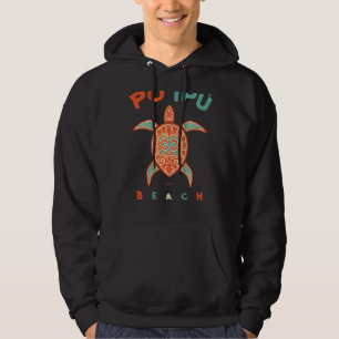 Jcombs Poipu Beach Kauai Hawaii Sea Turtle Beach Hoodie