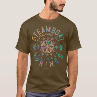JCombs Steamboat Springs, Colorado, Snow 373 T-Shirt