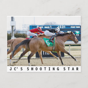 JC's Shooting Star - Manny Franco Postkarte