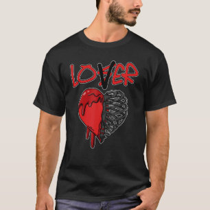 JD 4 Roter Donner Triefendes Herz Roter Donner 4er T-Shirt