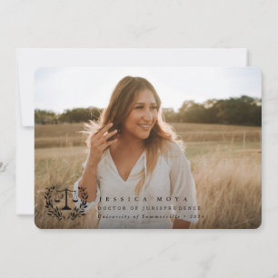 JD Law Scales+Laurel Wreath Black Overlay 2 Foto Ankündigung