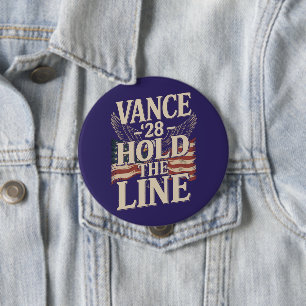 JD Vance 2028 America First Konservativ Button