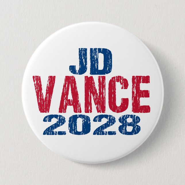 JD Vance 2028 (dis) Button (Vorderseite)