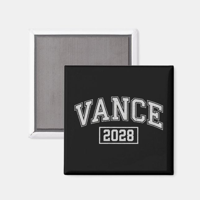 JD Vance 2028 Präsidentschaftswahlkampf Magnet (Vorderseite/Rückseite)