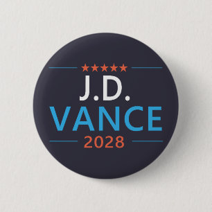 JD Vance 2028 Republikaner Patriotisch Button