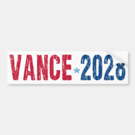 JD Vance 2028 (unangenehm) Autoaufkleber
