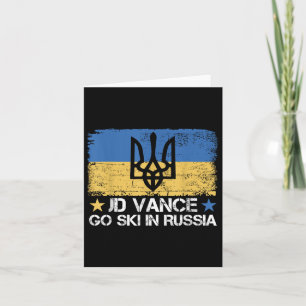 Jd Vance Go Ski in Russland Funny Sprichwort _ Tru Karte