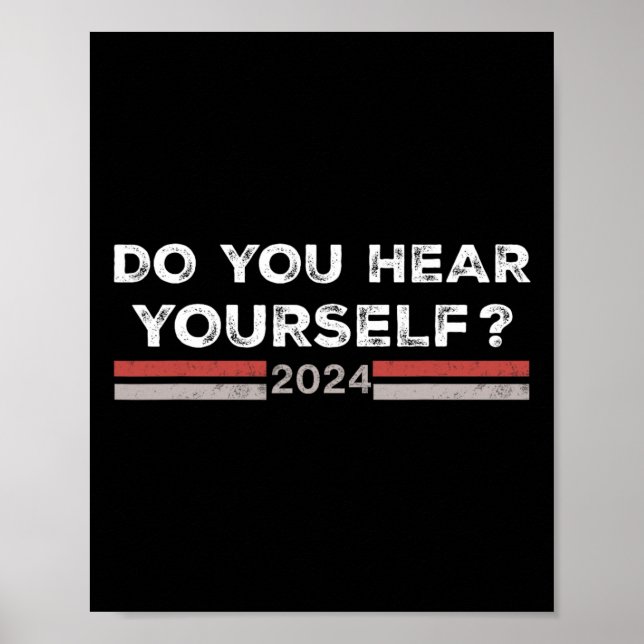 Jd Vance Interview Hören Sie sich Trump Vanc Poster (Vorne)