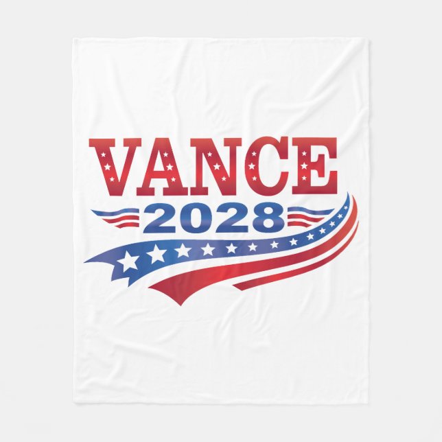 JD Vance Präsident 2028 Fleecedecke (Vorderseite)