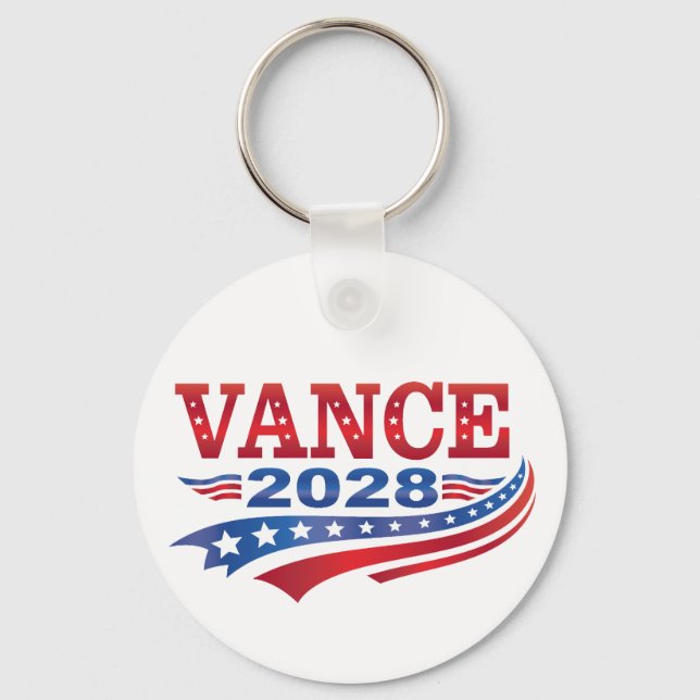 JD Vance Präsident 2028 Schlüsselanhänger (Vorderseite)