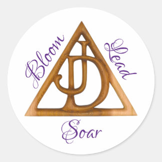 JDI Bloom Lead Soar OIJD Runder Aufkleber