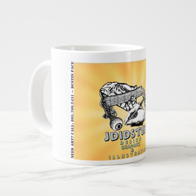 JDiDStuff riesige Kaffee-Tasse Jumbo-Tasse (Vorderseite Links)