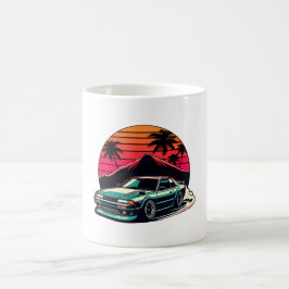 JDM-Auto Japanischer Retro Car Racing Drifting Leg Kaffeetasse