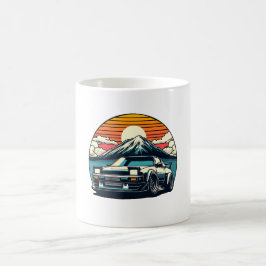 JDM-Auto Japanischer Retro Car Racing Drifting Leg Kaffeetasse