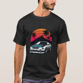 JDM-Auto Japanischer Retro Car Racing Drifting Leg T-Shirt