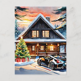 JDM Joyride: Frohe Weihnachtsgrüße geklappt Feiertagspostkarte