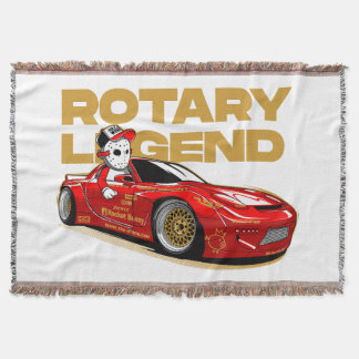 JDM RED ROTARY DRIFT LEGEND DECKE