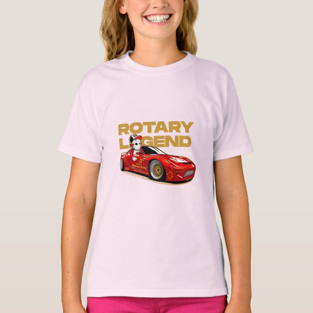 JDM RED ROTARY DRIFT LEGEND T-Shirt (Vorderseite)