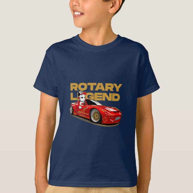 JDM RED ROTARY DRIFT LEGEND T-Shirt (Vorderseite)