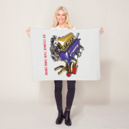 JDM SIX-CYLINDER TURBO MOTOR FLEECEDECKE