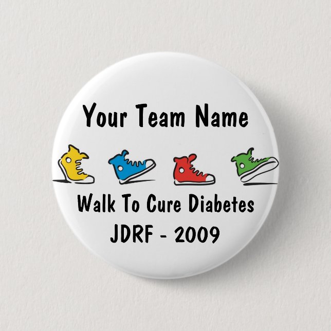 JDRF Weg-Teamknopf 2009 Button (Vorderseite)