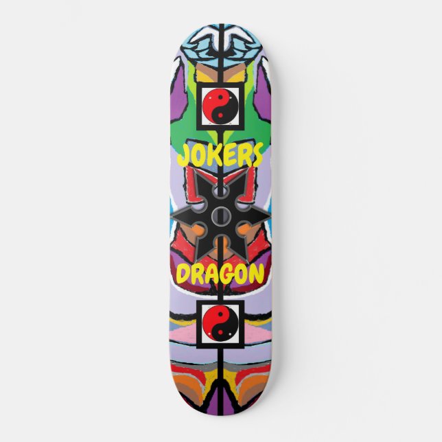 JDS FlowingLines Skateboard (Vorderseite)
