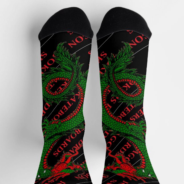 JDS New Dragons Fuß Socken (Oben)