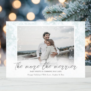 Je mehr die heitere Schwangerschaftsankündigung Ankündigung