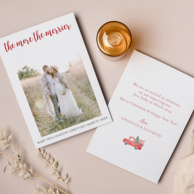 Je mehr die schwächere Weihnachtskarte ist Dankeskarte (Von Creator hochgeladen)