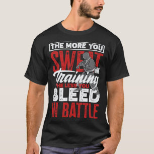 Je mehr du beim Aikido-Karate-Jiu-J-Training schwi T-Shirt