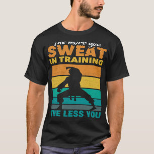 Je mehr du beim Aikido-Karate-Jiu-J-Training schwi T-Shirt