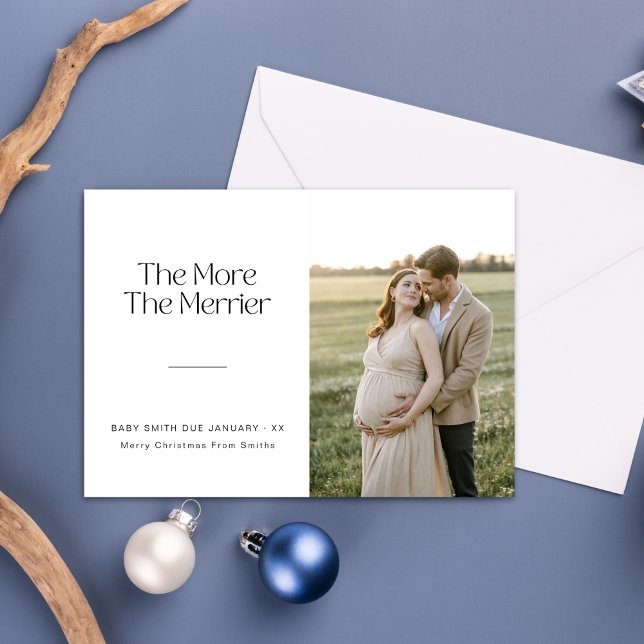 Je mehr grüne Weihnachtsschwangerschaft glüht Ankündigung (Von Creator hochgeladen)