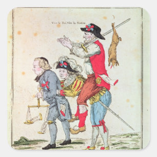 Je Savais Bien Que Nous Aurions Notre Tour'' Quadratischer Aufkleber