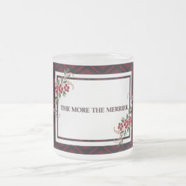 Je stärker das Merrier Red Kariert ist Mattglastasse