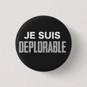 Je Suis bedauernswerter Knopf (rund) Button