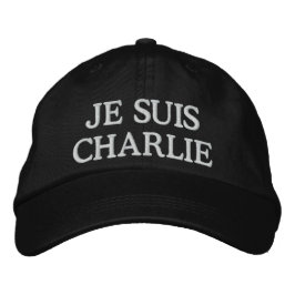JE SUIS CHARLIE BESTICKTE KAPPE