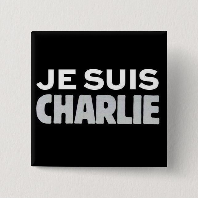 Je Suis Charlie Button (Vorderseite)