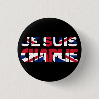 Je Suis Charlie-ICh morgens Charlie'- Button