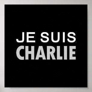 JE SUIS CHARLIE - Leute der nationalen Einheit Poster