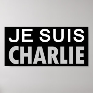 JE SUIS CHARLIE - Volk der nationalen Einheit Poster