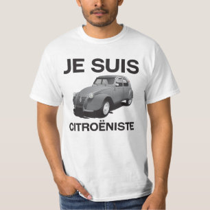 Je suis citroëniste - originalgrau 2CV T-Shirt