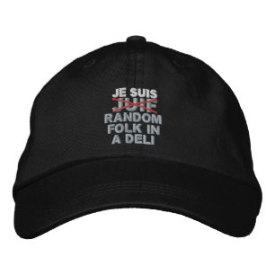 Je Suis Hat Bestickte Kappe